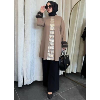 Payet Detaylı Tunik