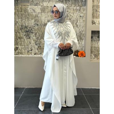 Taş Detaylı 2’li Abaya